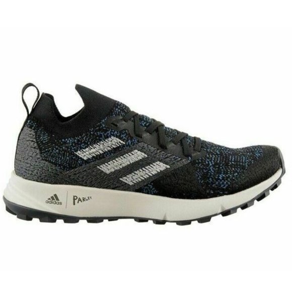 Adidas Women's Terrex Two Parley Black Blue Grey Trail FU7679 size 11 - Picture 1 of 10